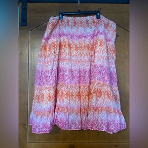 Lauren Ralph Lauren tiered maxi skirt size 3x